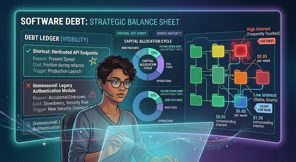 Technical Debt Is a Business Decision, Not a Moral Failing